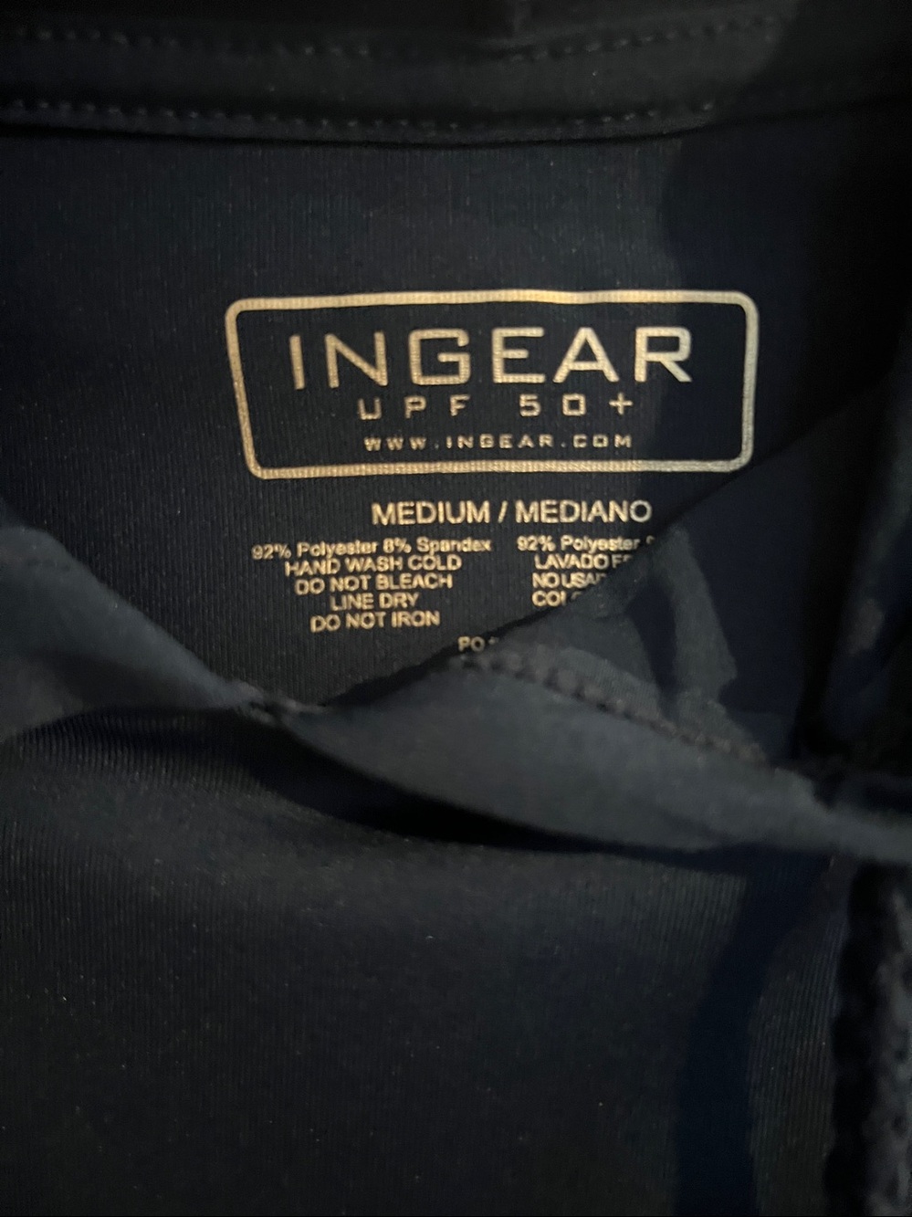 Ingear Men's Navy Blue UPS 50+ shirt - Stay Salty Coco Cay Bahamas